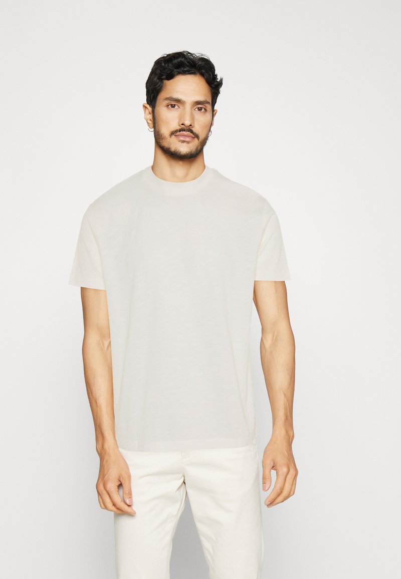 Marc O'Polo DENIM SHORT SLEEVE RELAXED FIT - T-Shirt basic - egg white ...