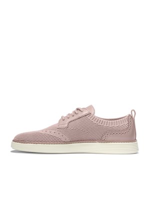 Sporty snøresko - etherea knitleatherivory