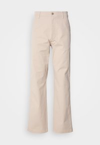 STRAIGHT COMFORT - Hlače - beige