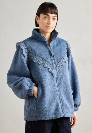 JACKET - Fleecejakke - dusty blue
