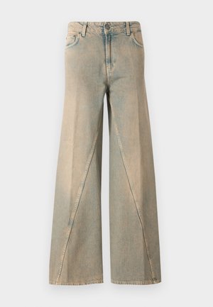 Dondup AMOY - Wide Leg - over dyed sand color