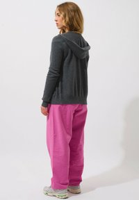 Authentic Cashmere COLOMBIS FULL ZIP WITH HOOD - Kardigan - mottled anthracite