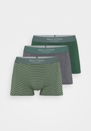 TRUNK 3 PACK - Boxer brief - sage/grey melange/dark sage