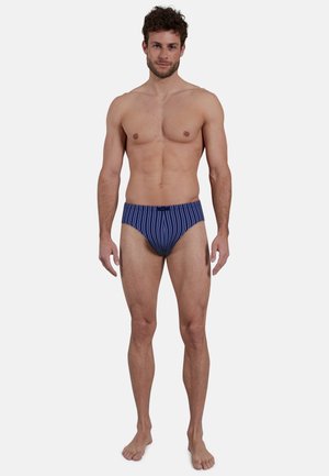 2ER PACK - Briefs - blau dunkel streifen