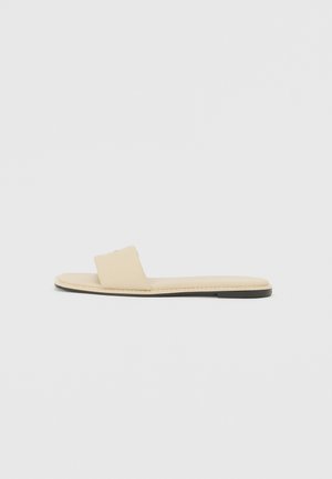 FLAT SANDAL SQUARE - Sandalai - stony beige