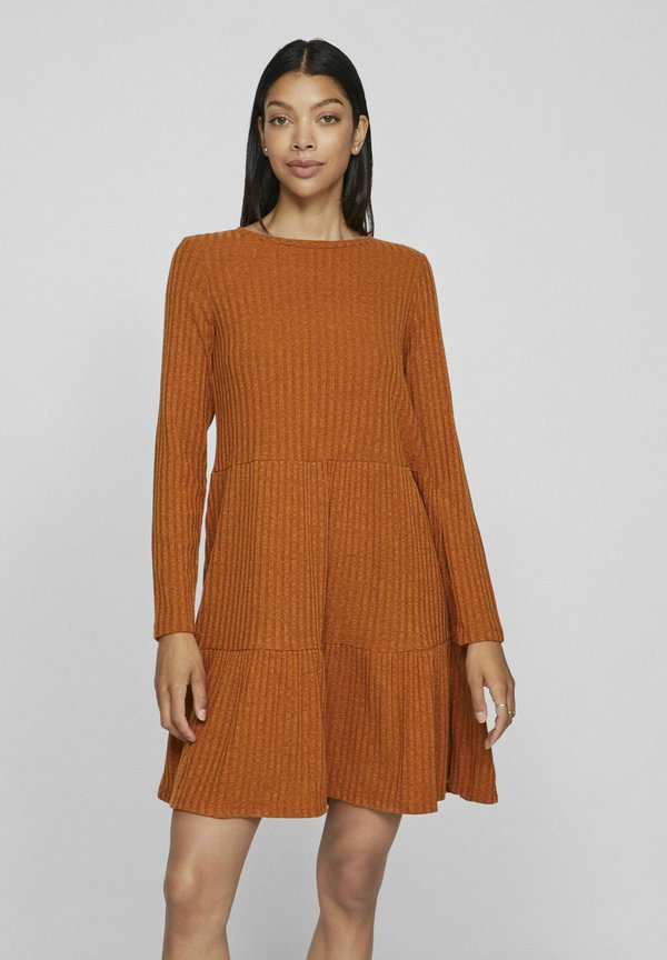 Strickkleid - pumpkin spice