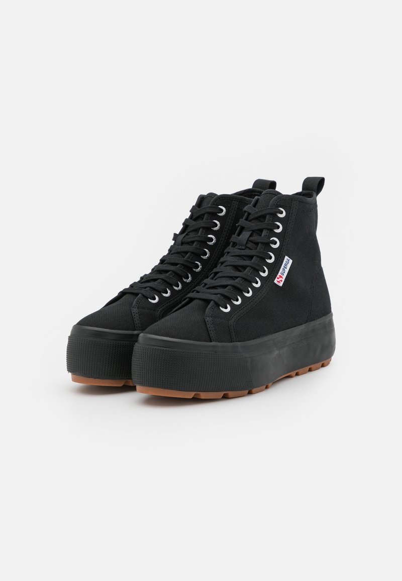 superga black high tops