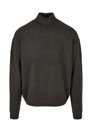 Urban Classics OVERSIZED ROLL NECK SWEATER - Strickpullover - blackbird