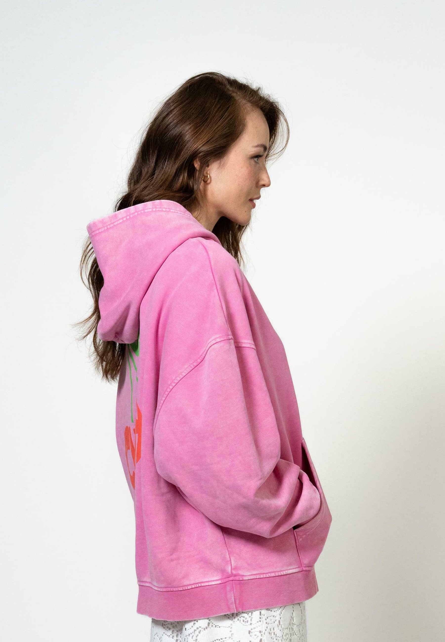 Cherish Oversized Sweatshirt roseぷくCherish Oversized