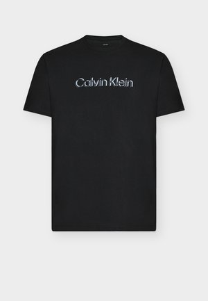 Calvin Klein, UNISEX - Trükipildiga T-särk - black