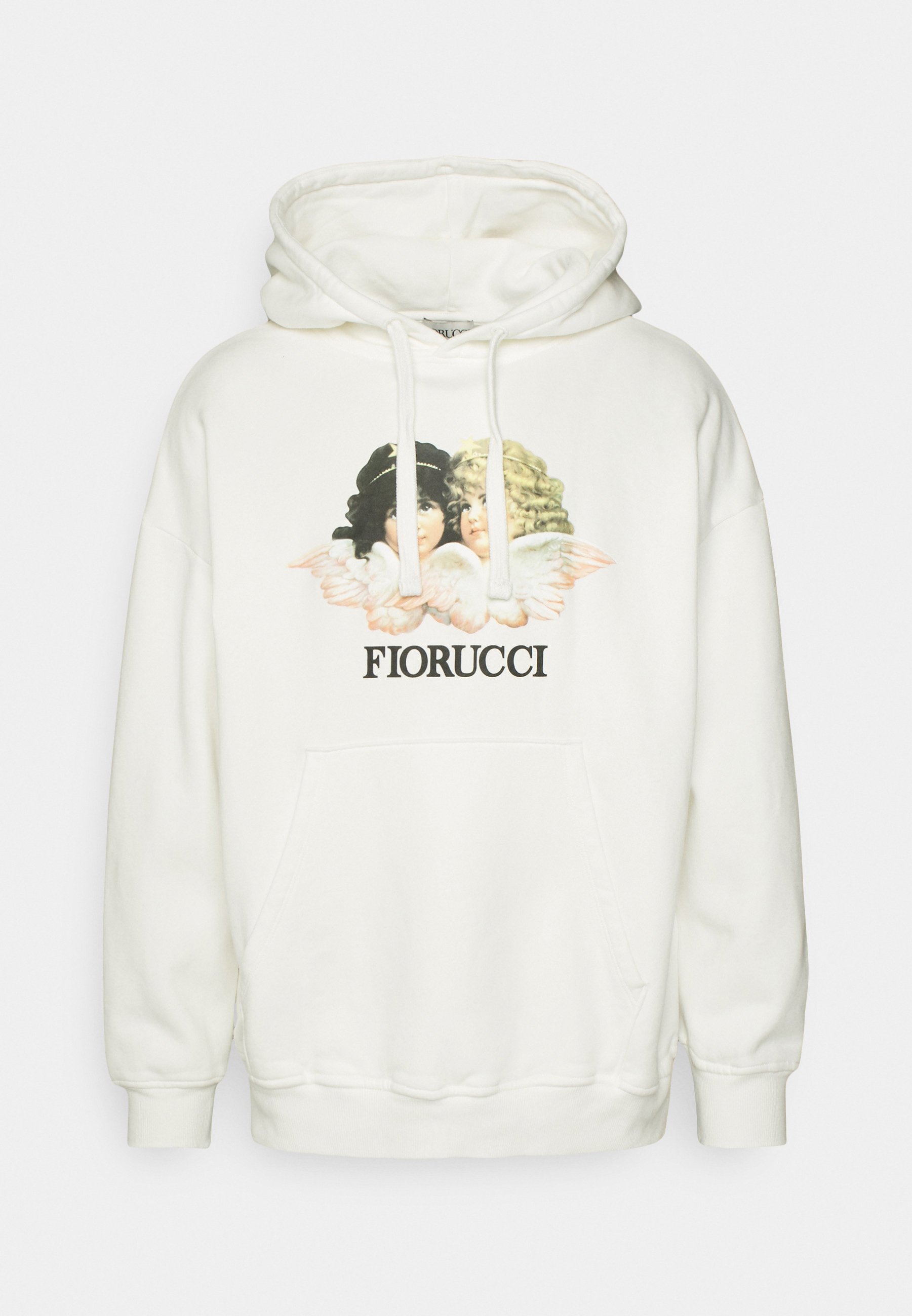 Fiorucci Vintage Angels Hoodie Optic White Hoodie White, Size: Large, Off-White