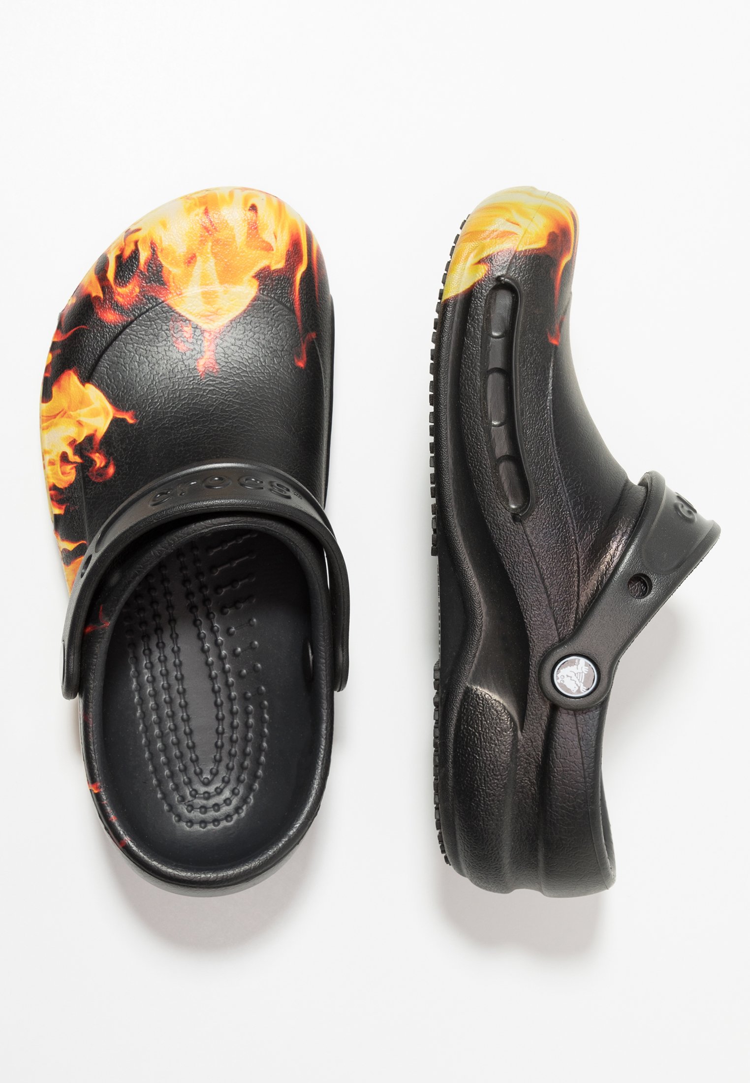 bistro graphic clog black floral