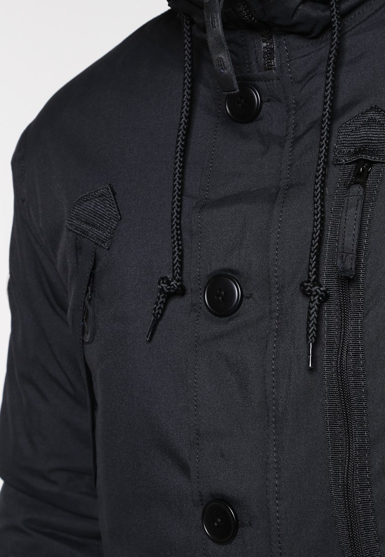 Alpha Industries Parka blacksvart Zalando.no Alpha Industries Vinterjakke blacksvart Zalando.no