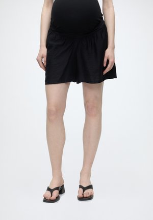 Vero Moda Maternity VMMODETTE WIDE SHORTS  - Rövidnadrágok - black