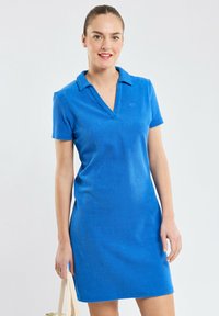 Armor lux Robe pull - blue saphir