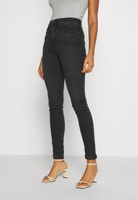 Levi's® - MILE HIGH SUPER SKINNY - Testhezálló fazon - black haze Miniatűr kép 1