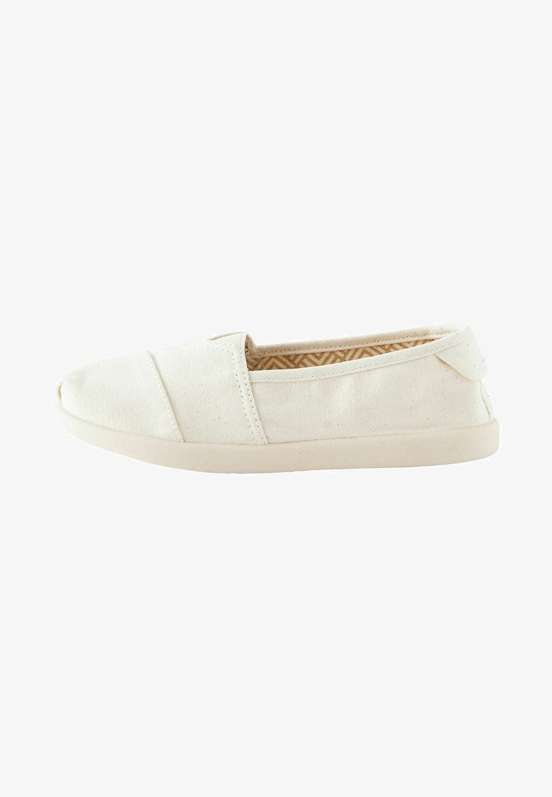 Next Canvas Slip On Shoes - Loaferit/pistokkaat - neutral