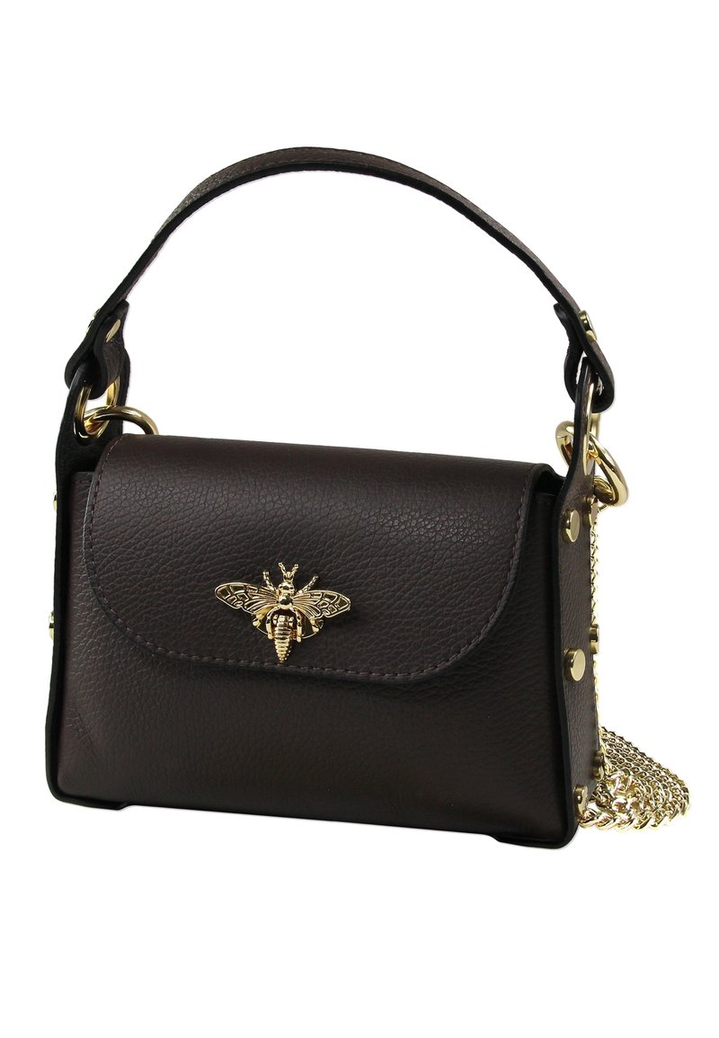 DrachenLeder Handtas - dunkelbraun