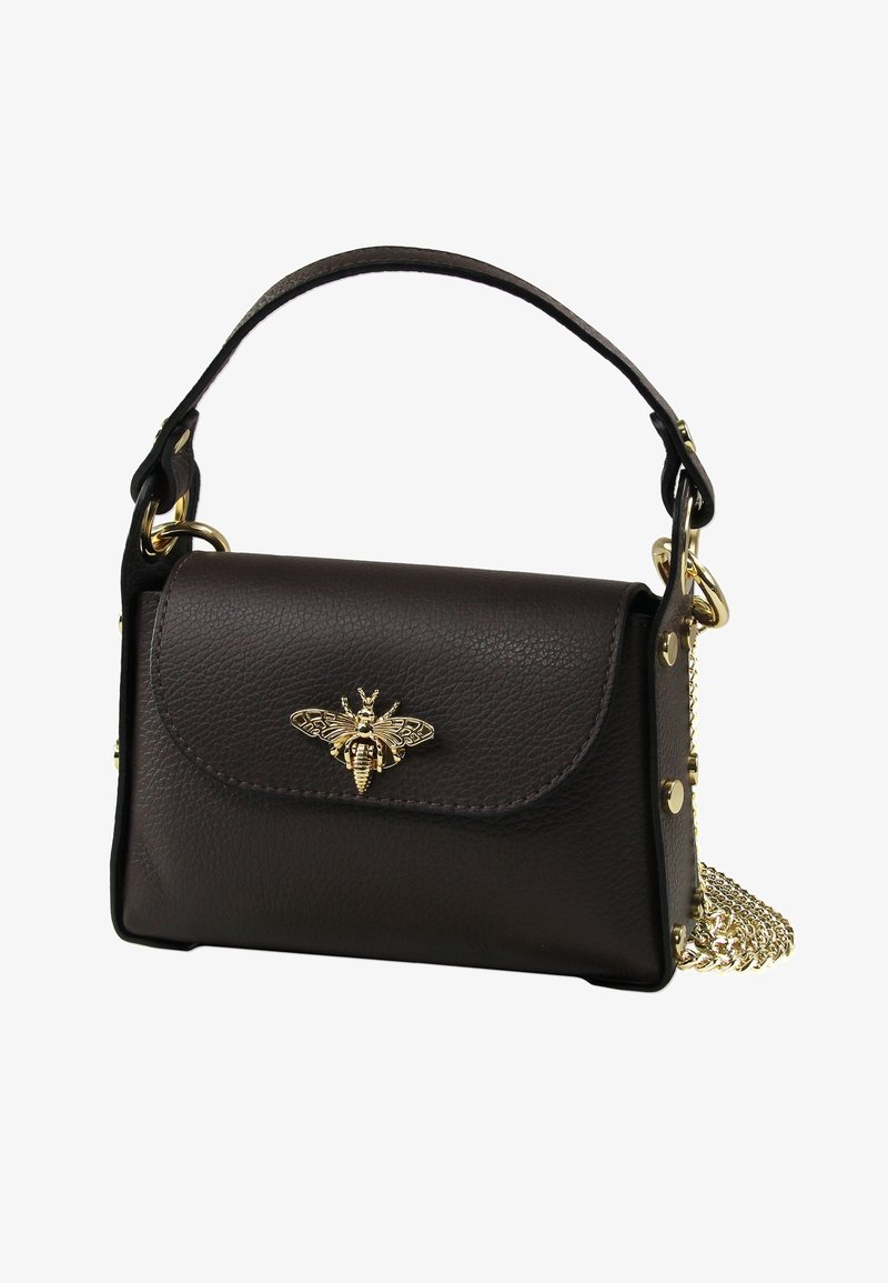 DrachenLeder Handtas - dunkelbraun