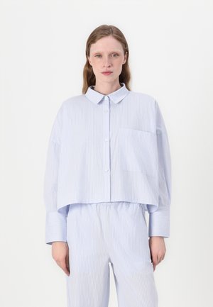 CROP SHIRT - Overhemdblouse - light blue