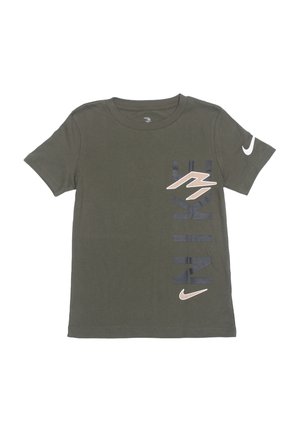 À COL ROND - T-shirt imprimé - khaki