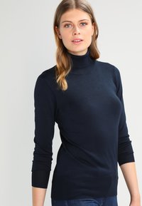 Kaffe ASTRID ROLL NECK - Stickad tröja - midnight marine