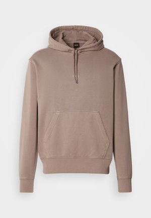 BOSS WE DYE HOOD - Sweatshirt - open beige