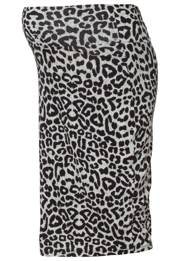 Queen Mum Kokerrok grijs/zwart Queen Mum Kokerrok grijs/zwart