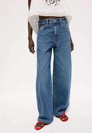 Mango, Wide Leg - dunkelblau