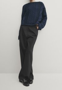 Massimo Dutti Maglione - dark blue