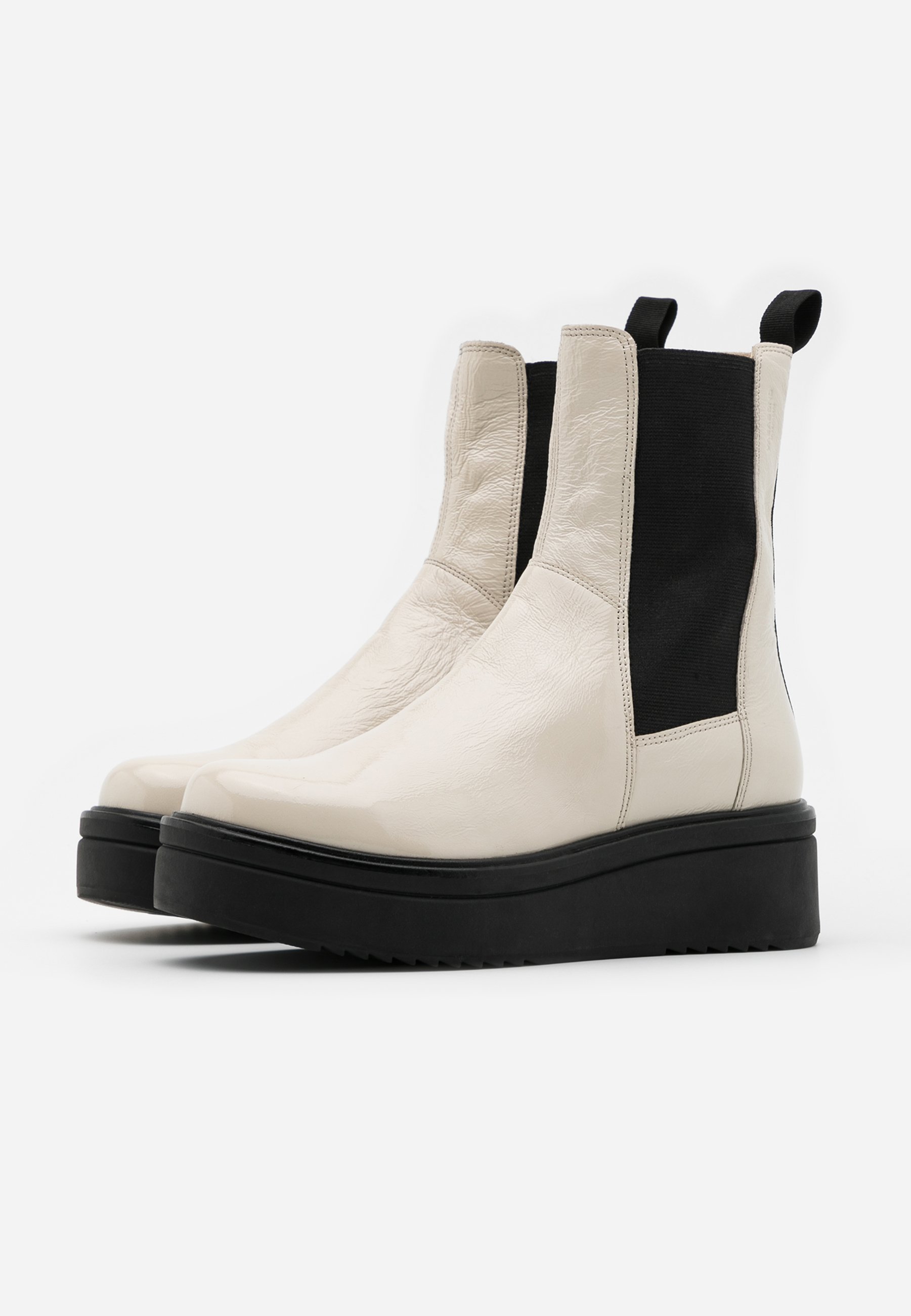 Vagabond TARA - Enkellaarsjes met plateauzool - plaster/beige - Zalando.nl