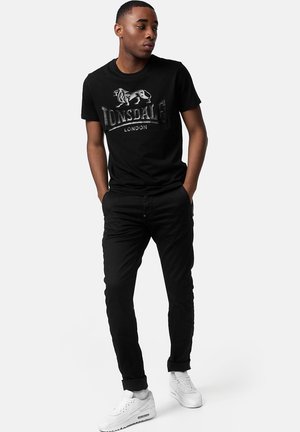 NORMALE PASSFORM TWO PACK KELSO - Print T-shirt - black black