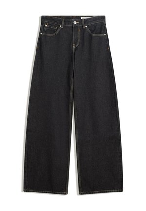 BOYFRIEND - Laza szabású farmerek - mottled dark grey