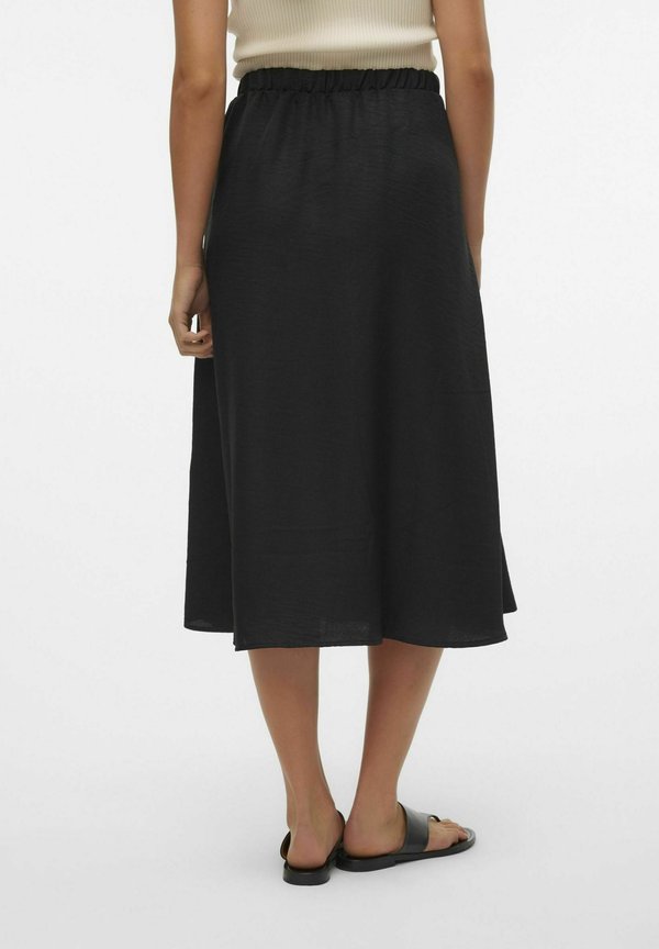VMMELANEY BUTTON CALF - A-line skirt2