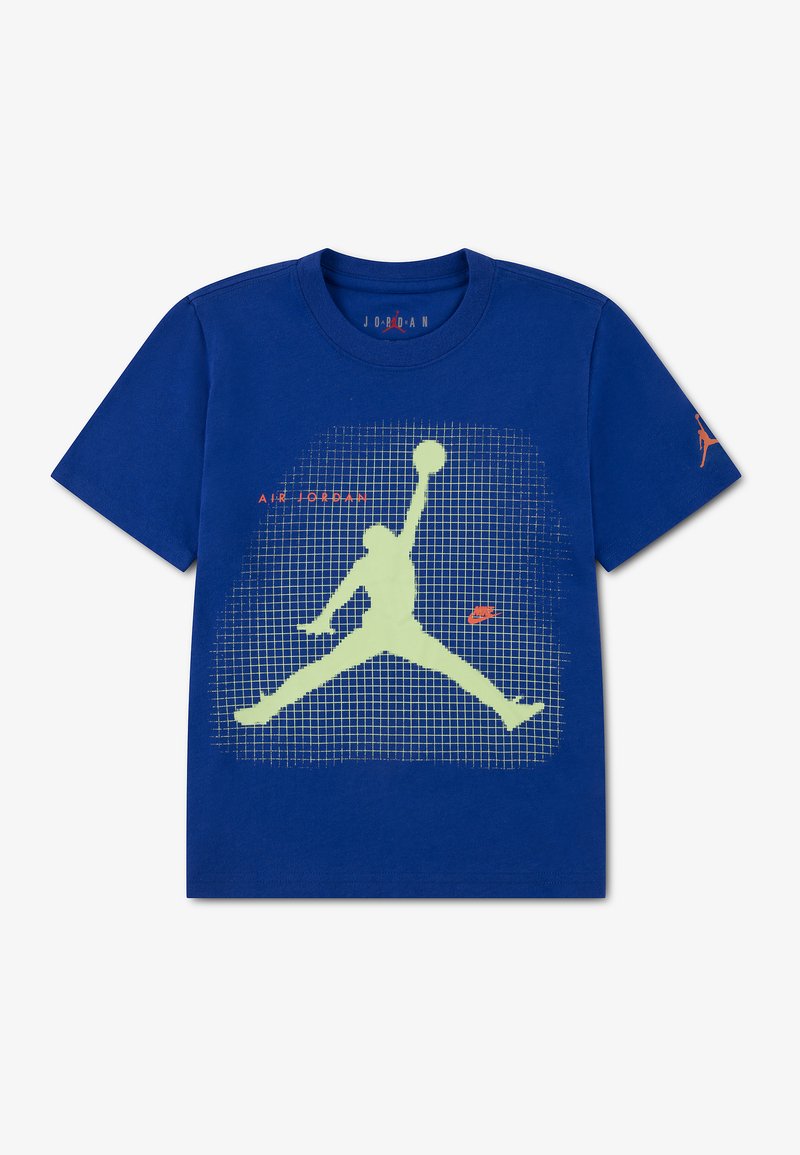 Jordan JUMPMAN GRID BLUR UNISEX - Apdrukāts T-krekls - game royal/zils ...