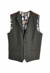 HERRINGBONE  REGULAR FIT - Öltönymellény - green