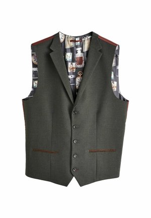 Next HERRINGBONE  REGULAR FIT - Gilet elegante - green