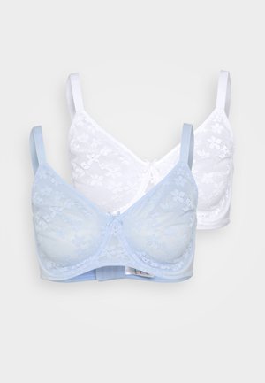 LASCANA PETITE FLEUR BY LASCANA MINIMIZER BRA 2 PACK - Bøyle-BH - lightblue/white