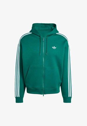 adidas Originals SPACER - Sweater met rits - collegiate green