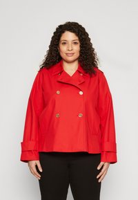 MICHAEL Michael Kors - CROPPED PEACOAT - Summer jacket - lacquer red Thumbnail Image 1