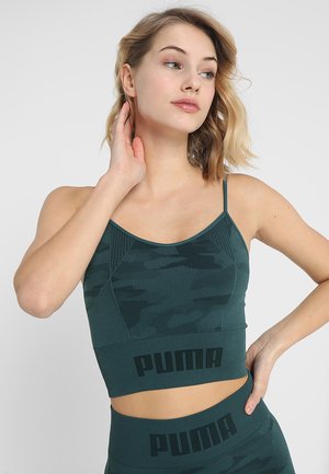 EVOKNIT SEAMLESS CROP - Camiseta de deporte - ponderosa pine