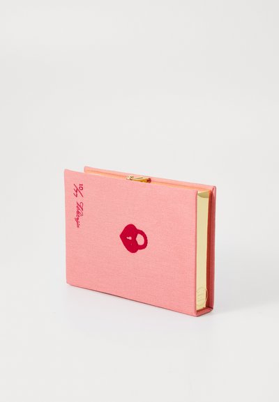 Olympia Le-Tan BOOK TRUST THE SEEDS - Alkalmi kézitáska - blush