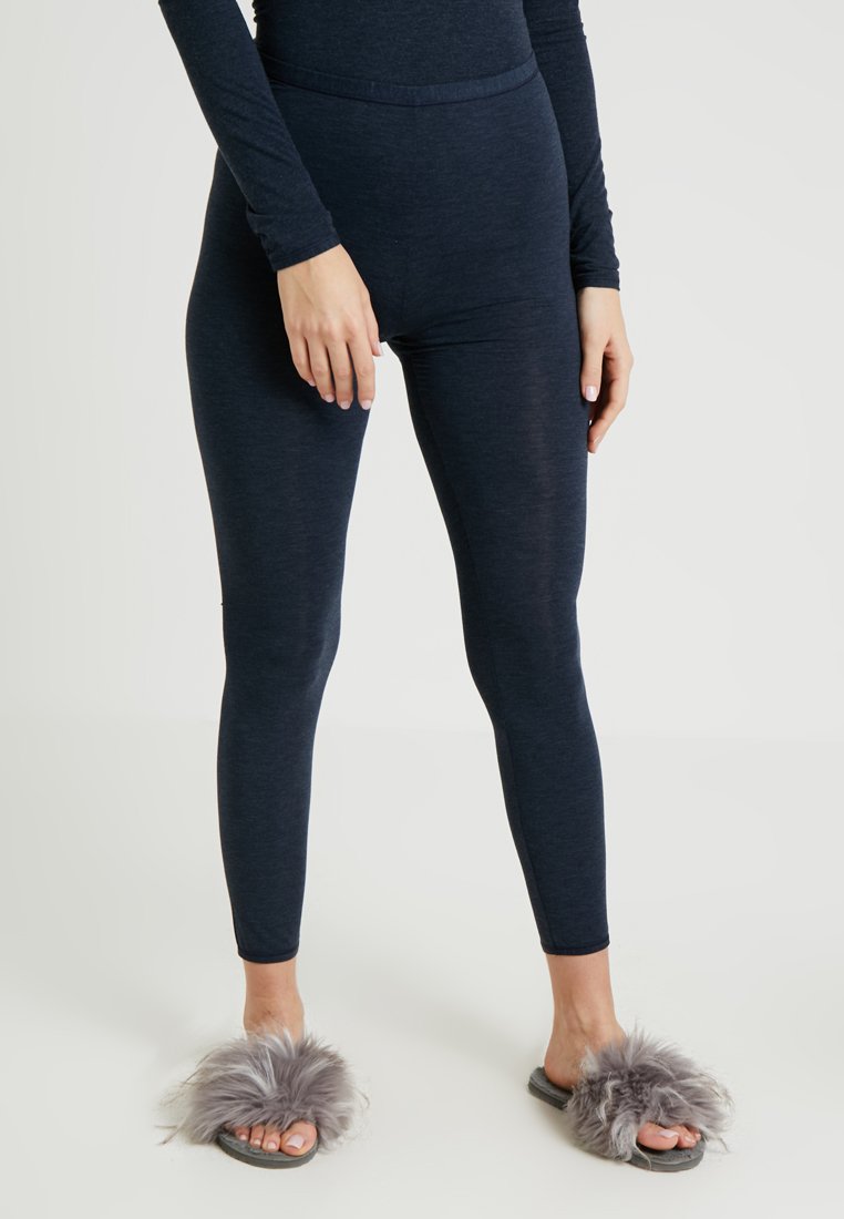 qpCnP Donna Schiesser LEGGINGS ATMUNGSAKTIV - PERSONAL FIT - Pantaloni del pigiama - nachtblau/blu scuro qpCnP Donna Schiesser LEGGINGS ATMUNGSAKTIV - PERSONAL FIT - Pantaloni del pigiama - nachtblau/blu scuro