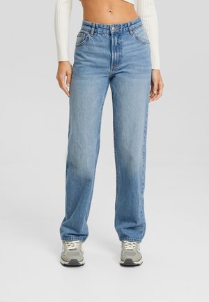 Bershka, Jean droit - light-blue denim