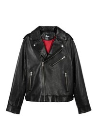 BIKER - Giacca di pelle - black
