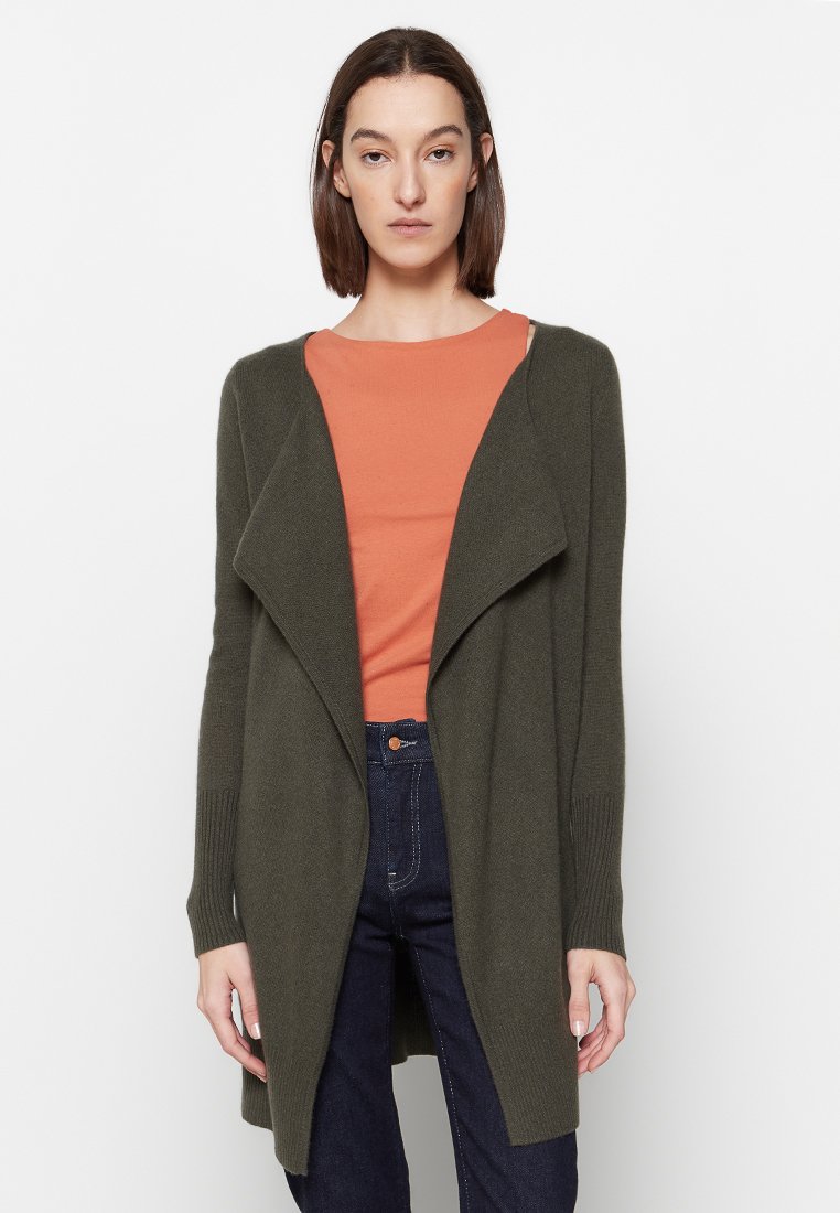 Just Cashmere Vest kaki