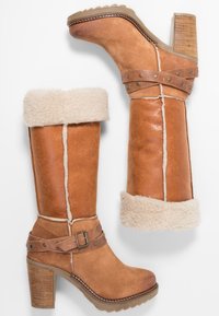 Cream Botas para la nieve - cognac