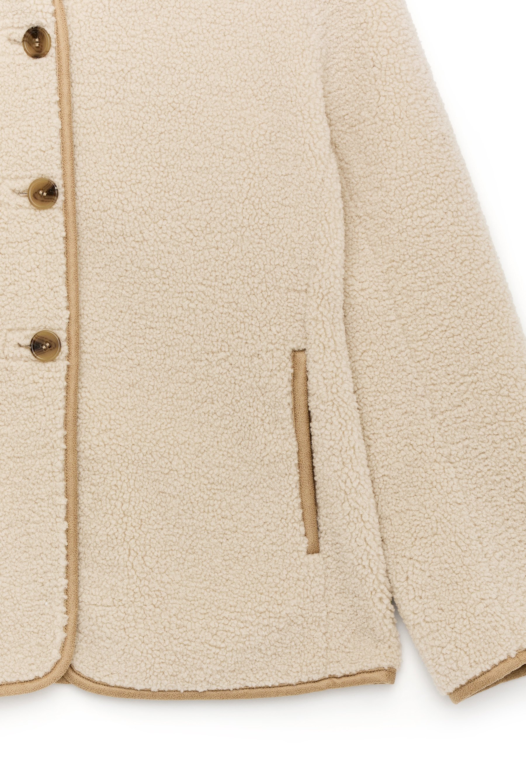 ARKET PILE - Light jacket - beige - Zalando