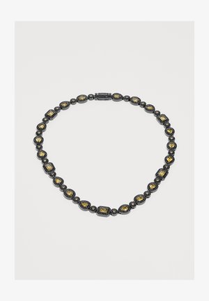 DARKAI, MIXED BEZELS NECKLACE UNISEX - Collier - black/yellow