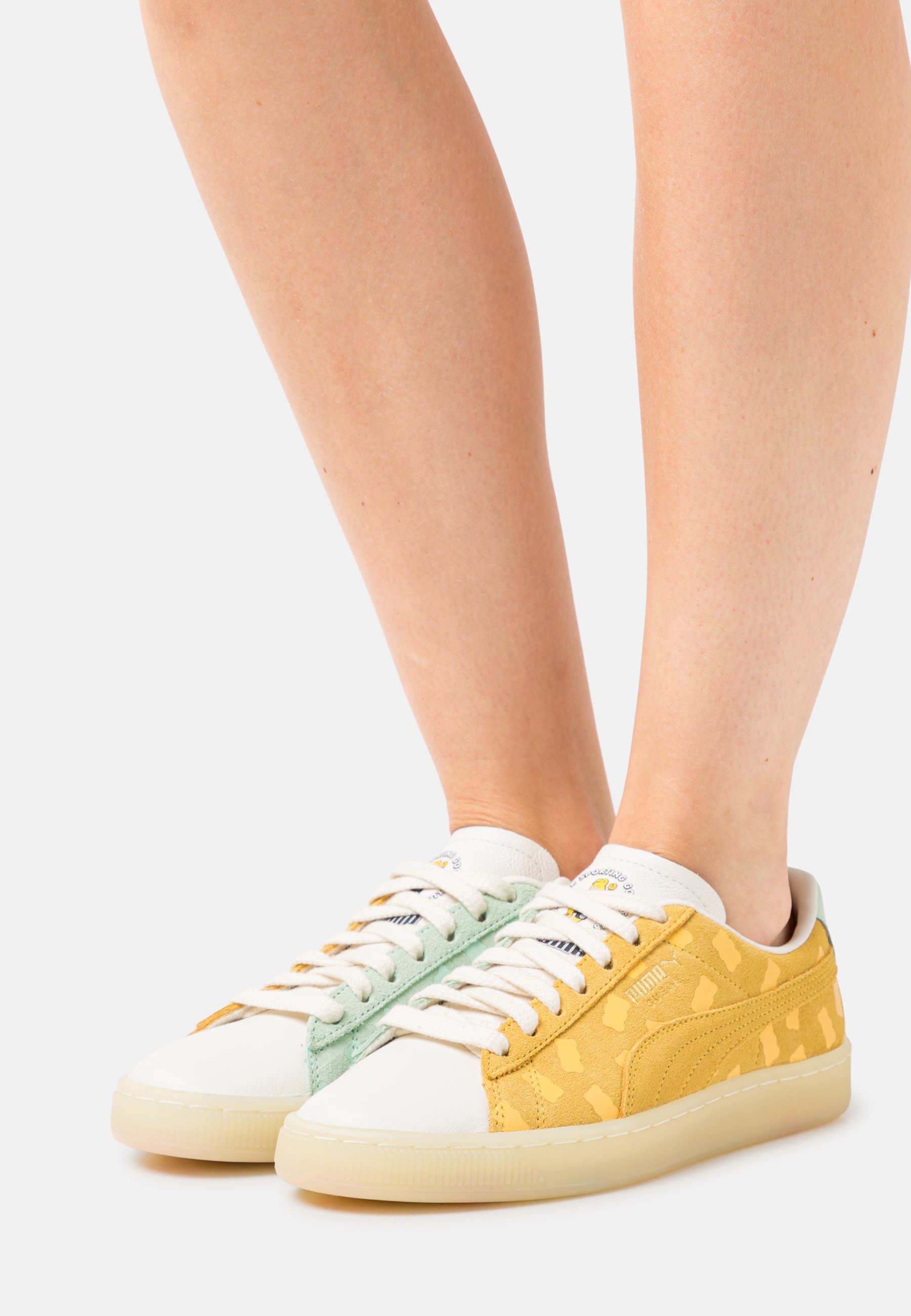 Puma HARIBO - Baskets basses - whisper white/rouge - ZALANDO.FR